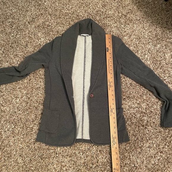 James Perse Blazer Sweater 4 XL French terry gray - Picture 10 of 10